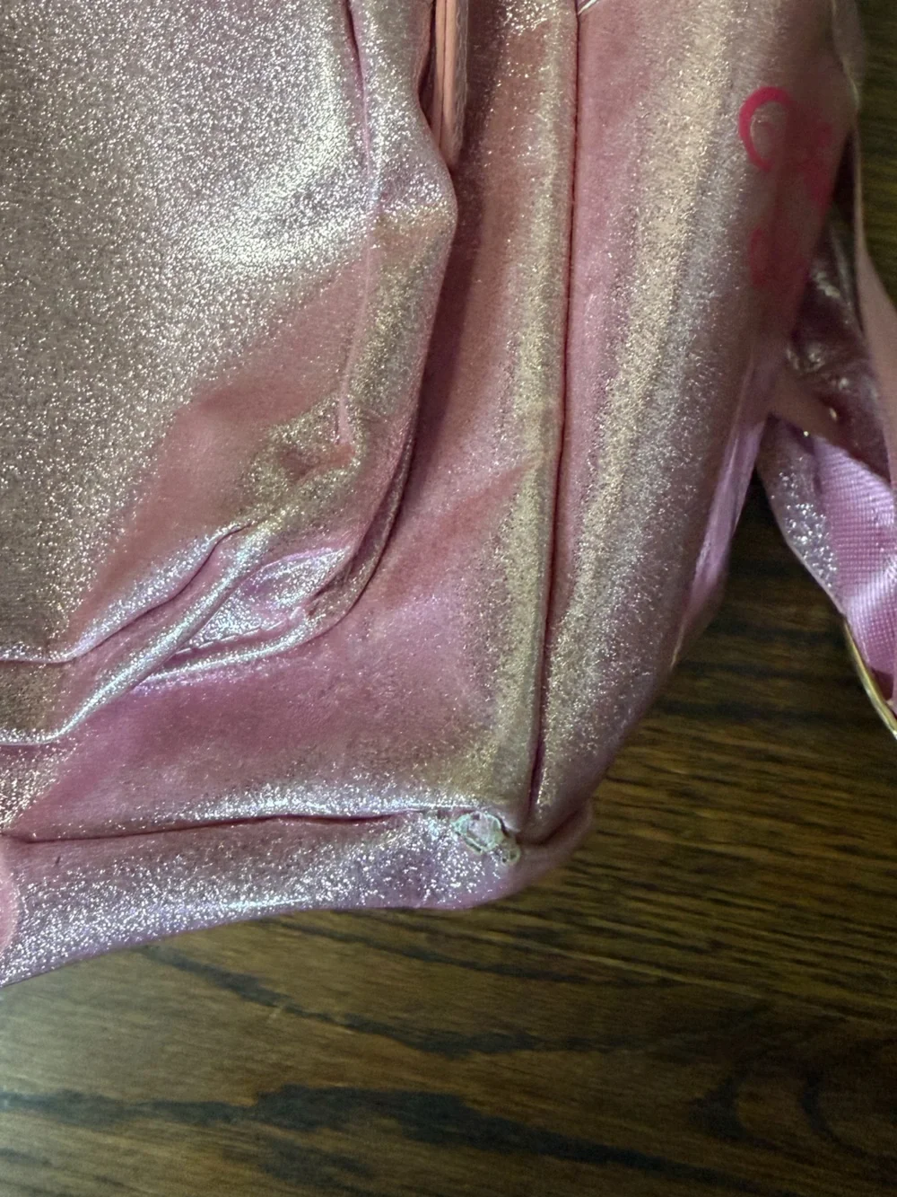 Pink Glitter Disney princess Backpack -